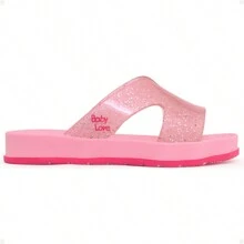 2 Children's Sandals Girls Summer Collection Promotion Comfortable - 淺粉色 - 查看 4