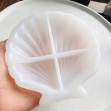 1 件 DIY 混凝土壳板硅胶模具 - 珠宝制作蜡模材料