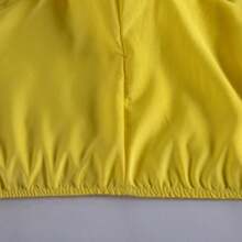 Bedspread Kit Bed Linen Set Single Bed 2 Pieces With Elastic Around Sleep Soft Children's Bedroom Boy Girl Yellow - 黃色 - 查看 5