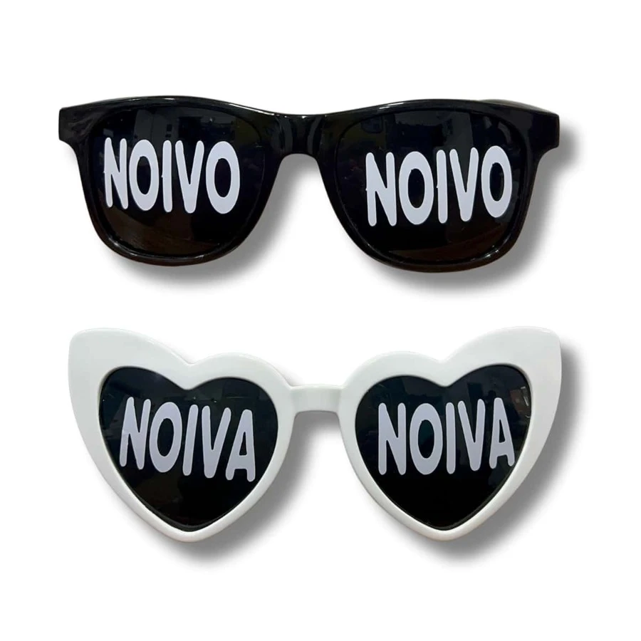 Kit 2 Madu Sunglasses For Wedding Groom Bride Married - Trái tim và cổ điển - Xem 1