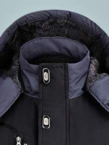 Herren Lässig Outdoor Sport Warme Kapuzen Winddichte Wasserdichte Softshell Jacke für Herbst/Winter