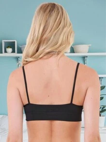 2-Piece Kit - Basic Loba Top Bra Without Underwire Lupo - Đen và trắng - Xem 6