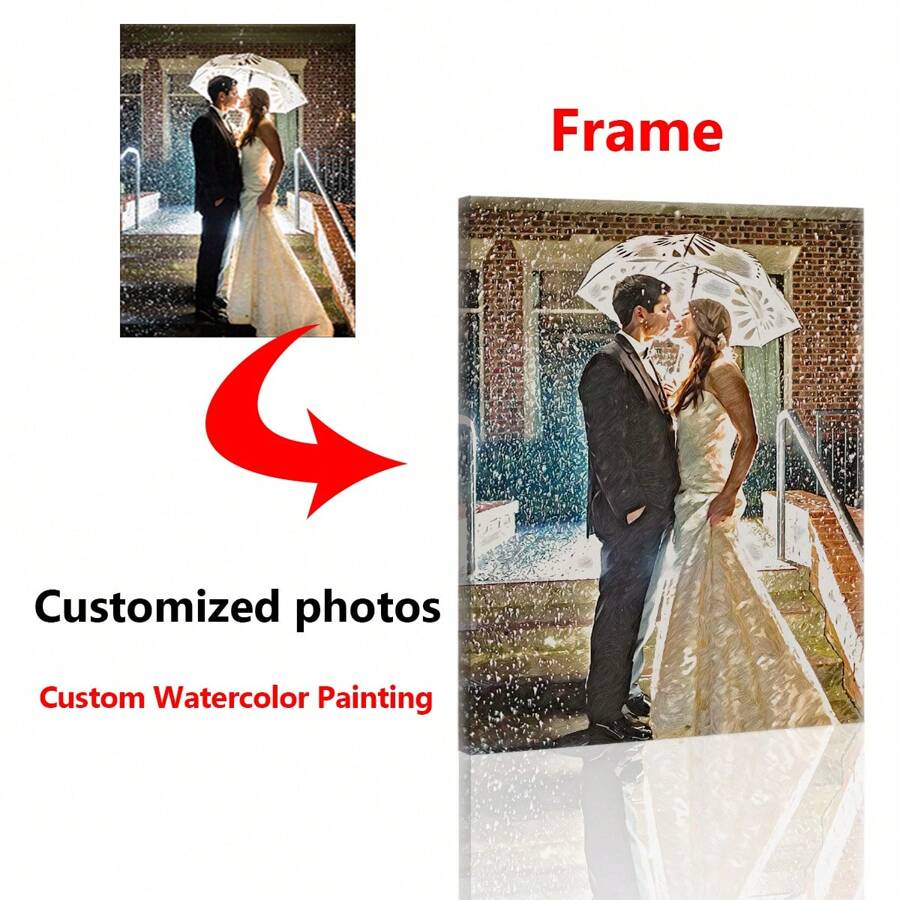 1 件带框定制帆布海报 - 个性化家居墙面艺术、婚礼和周年纪念、房间装饰、墙面艺术海报、客厅沙发背景装饰、门厅走廊装饰、家居装饰、卧室装饰、浴室装饰、房间装饰、办公室装饰、学校装饰、艺术 - 彩色 - 查看 1