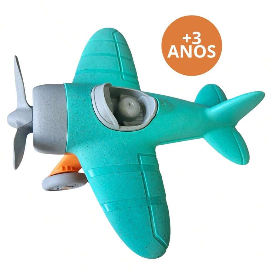 HKB MULTILOJA Children's Toy Airplane Little Plane With Doll HK Toys - 彩色 - 查看 1