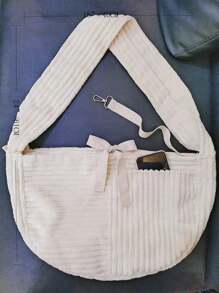 宠物背带包，适合猫狗户外使用 - 米色 - 查看 2