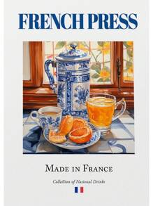 1 件意大利浓缩咖啡拿铁浓缩咖啡卡布奇诺咖啡艺术帆布画海报和印刷品墙壁画咖啡厅厨房酒吧装饰无框架 - 彩色 - 查看 37