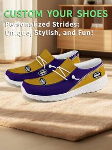 1 paire de chaussures de type mocassin personnalisées avec le nom Minnesota Baseball, chaussures de type mocassin personnalisées avec le nom, mocassins à semelle épaisse en E-TPU personnalisés avec le nom, chaussures de type mocassin personnalisées, mocassins avec le nom, chaussures de type mocassin personnalisées pour femmes et hommes, chaussures de type mocassin uniques