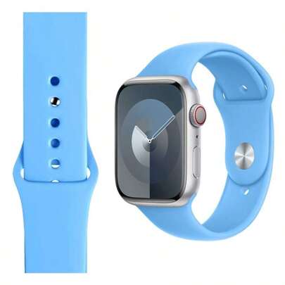 Durable Silicone Strap For Apple Watch Series (42 Mm / 44 Mm / 45 Mm / 49 Mm) And (38 Mm / 40 Mm / 41 Mm)