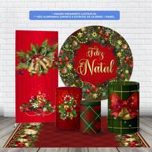 Vỏ trụ Trio + Tấm tròn 1,50m + Tấm bên và Thảm trang trí Giáng sinh - K3NAT0032 - Xem 2