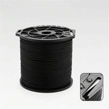 100 米 550 伞绳带多功能线轴 9 芯 4 毫米户外求生降落伞绳户外工具挂绳帐篷线 - 彩色 - 查看 11