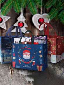 8pcs- Extra Large Christmas Gift Bags, Durable & Reusable Holiday Gift Packaging Solution - Opened Size Approx. Christmas Gift Bags, Christmas Gift Tags, New Year Gift Bags, Gift Wrapping, Gift Box Bags