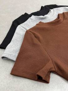 Women Bodysuits - Màu be - Xem 7