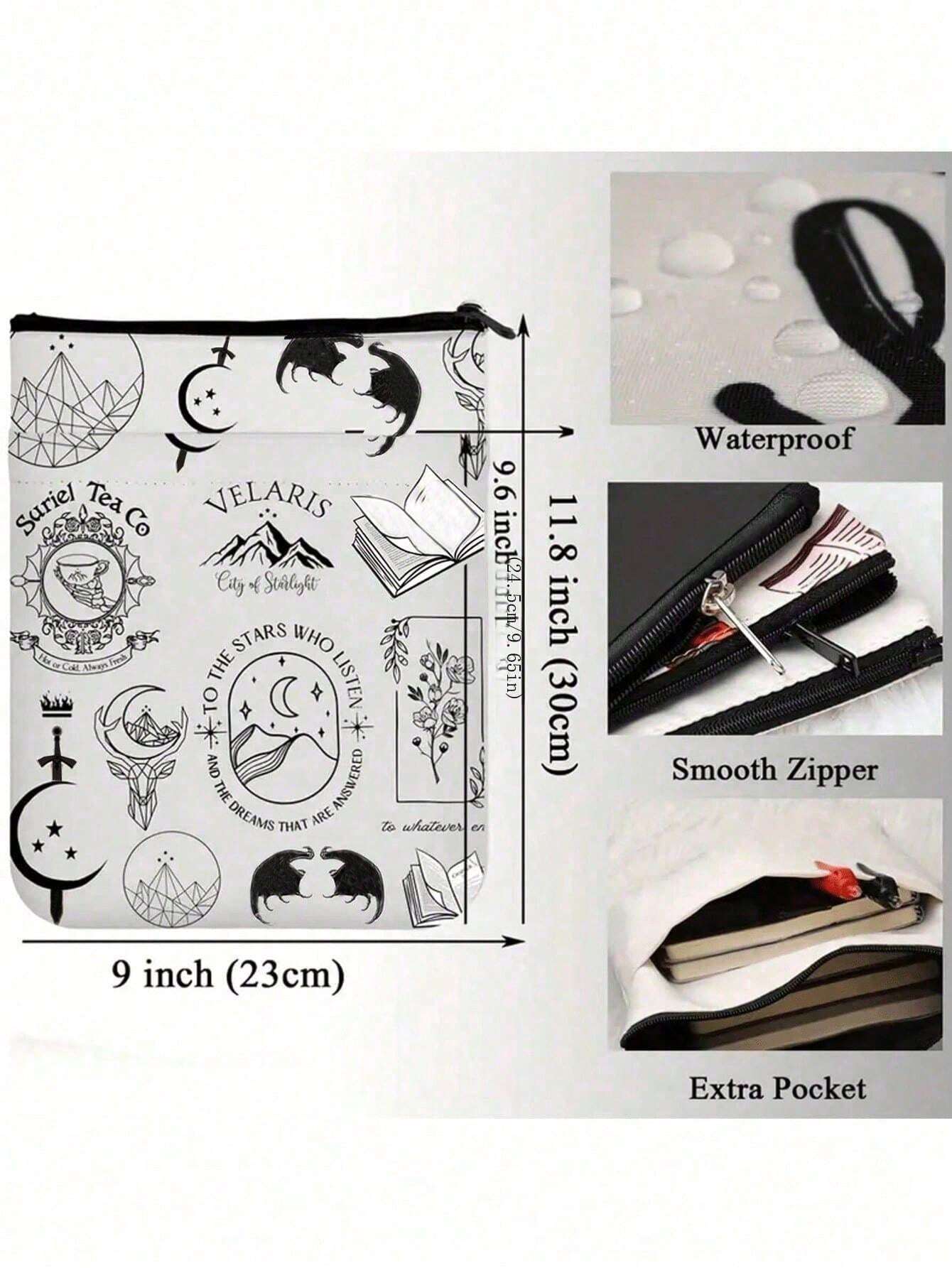 1 Pc Book Inspired Gift Velaris The City Of Starlight Book Sleeve For