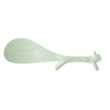 Squirrel Rice Stirring Serving Spoon With Stand 21cm - màu xanh lá - Xem 2