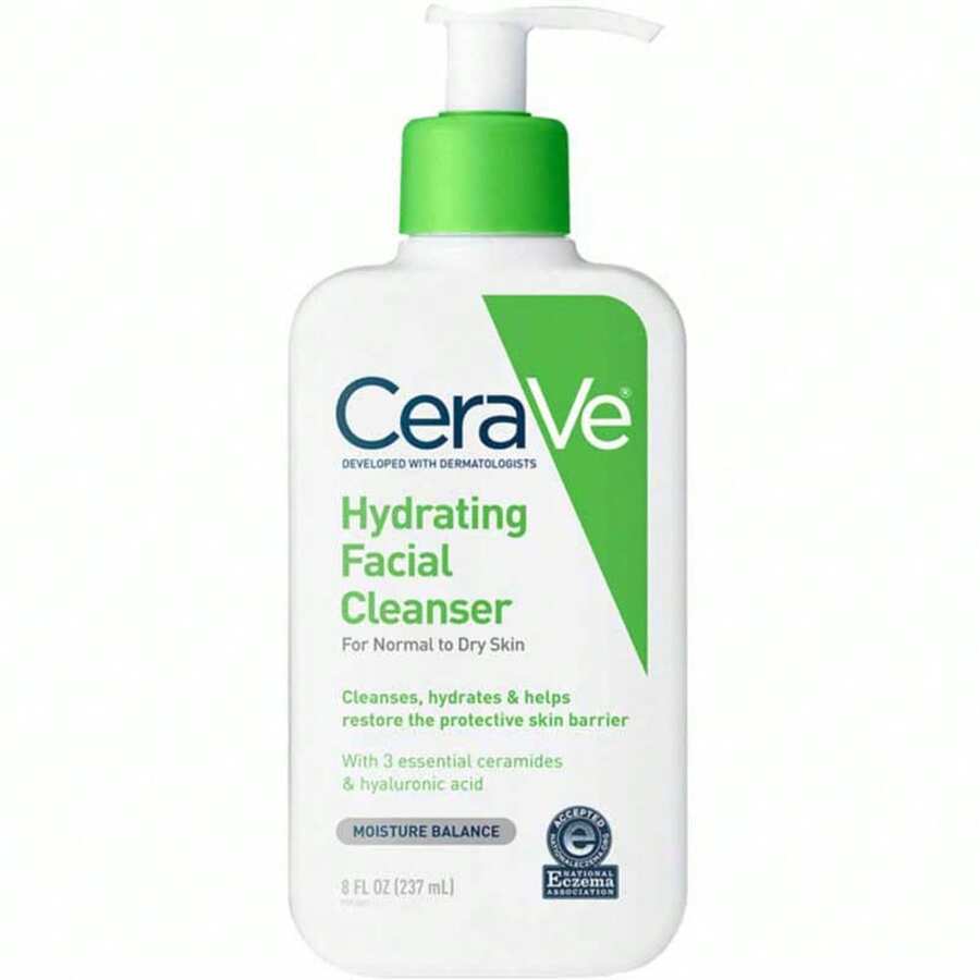 CeraVe Hydrating Facial Cleanser For Normal To Dry Skin  16oz 16oz - 8盎司 - 查看 1