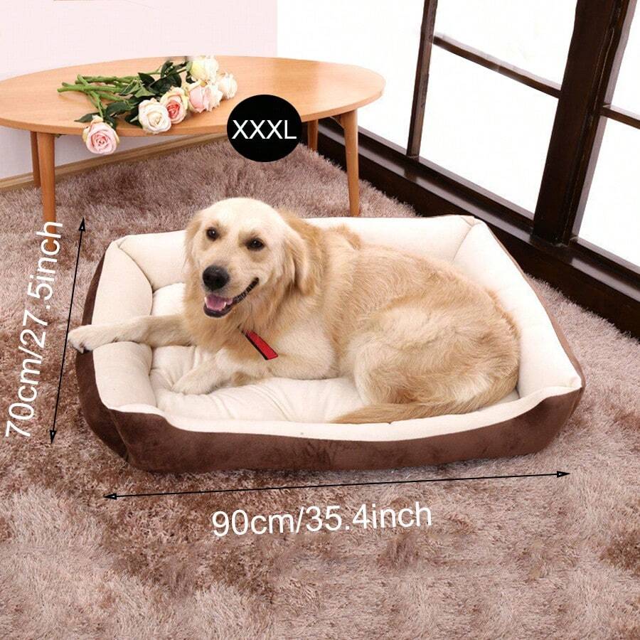 1pc Plush Dog/Cat Bed, Suitable For Small/Medium/Large Pets, 4 Season