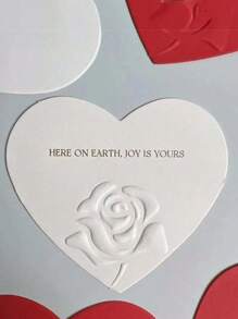 5 chiếc kẹp trang trí bánh hình trái tim dập nổi màu đỏ và trắng vàng hồng ngày lễ tình nhân - Nhiều màu - Xem 7