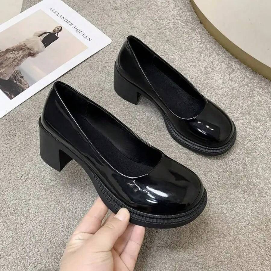 Women's Shoes Versatile Mary Jane Flats Rubber Upper Summer Footwear