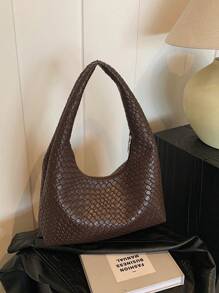 休闲简约大容量轻便多功能女士腋下手提包