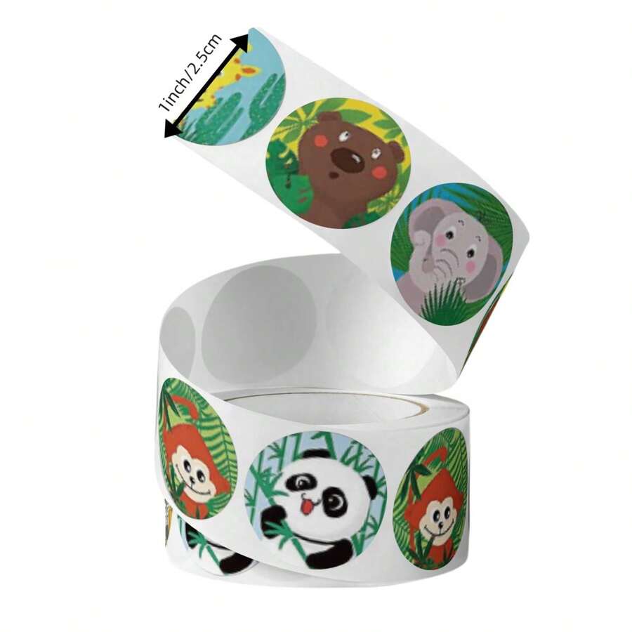 Cute National Treasure Animal Stickers, NonAdhesive Teacher Reward