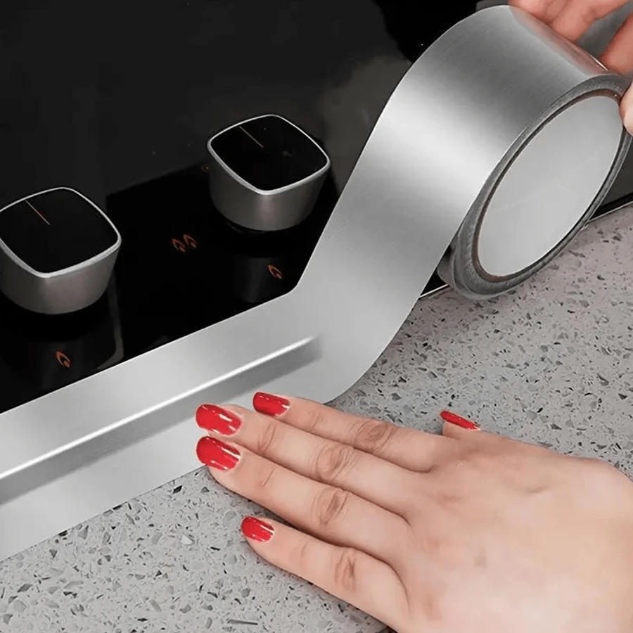 Aluminum Foil Crevice Filler Tape, Kitchen AntiOil Sticker, Stove