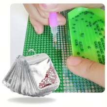 Diamond Painting Storage Bags, Reusable Sealable Bags For Diamond Art Supplies, Diamond Painting Tool - Silver - View 5