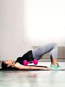1pc Waist And Hip Weighted Dumbbell Exercise Belt, Barbell Training