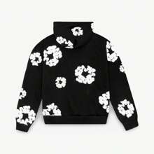 *DNR*-43-Denim Tears Pullover Hooded Sweatshirt 'The Cotton Wreath' Black (FW23) 301-010-30 - 彩色 - 查看 5