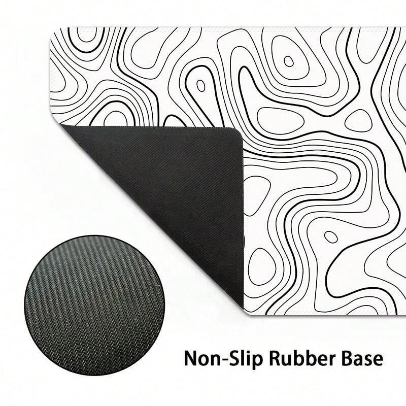 Contour Large Gaming Mouse Pad, Computer Laptop Pad, Office Gaming