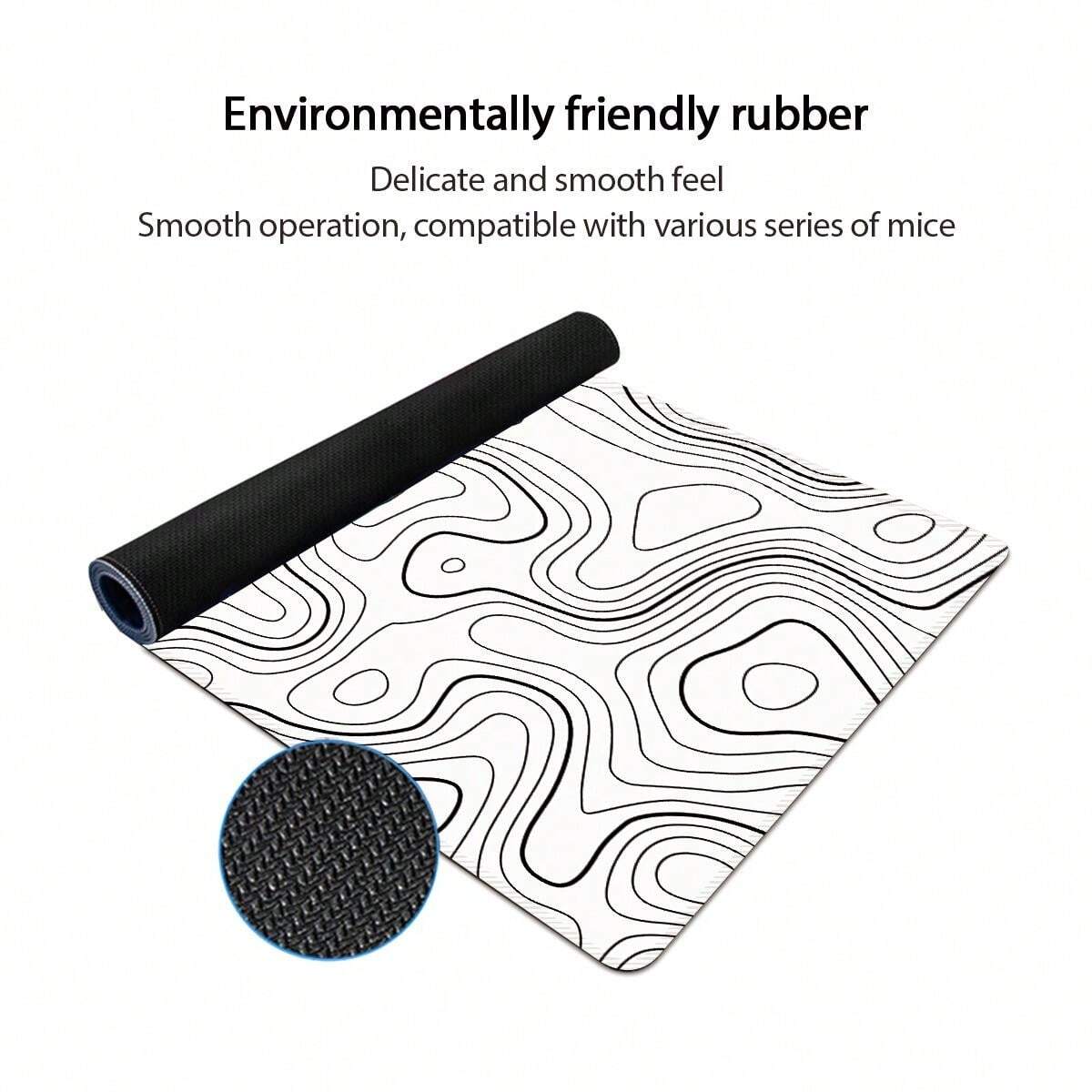 Contour Large Gaming Mouse Pad, Computer Laptop Pad, Office Gaming