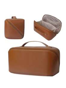 Kosmetyczka z haftem na zamówienie, kosmetyczka z zamkiem błyskawicznym i dużym otworem, kosmetyczka wielokrotnego użytku, zestaw do pielęgnacji skóry, pudełko do pakowania kosmetyczek, niezbędne rzeczy w podróży, niezbędne rzeczy na rejs, niezbędne rzeczy do akademika, prezenty dla druhen ślubnych, prezenty dla matek, prezenty urodzinowe, prezenty dla przyjaciół i nauczycieli, dekoracja domu, list do łazienki, salonu, uniwersalny, miejski relaks