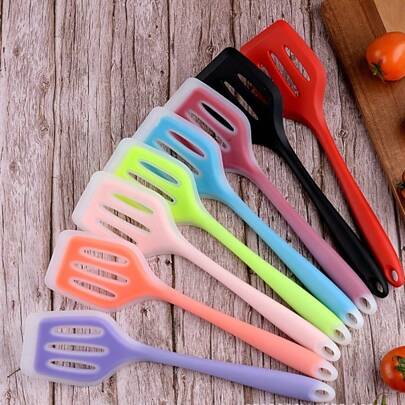 1 pieza Pala de cocina grande de silicona premium - Antiadherente, a prueba de fugas y duradera - Perfecta para pizza, pescado y talla grande, ultra flexible y de larga duración