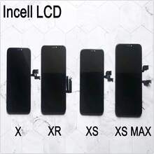 Accesorios de repuesto: Pantalla LCD Incell compatible con iPhone X, XS, XR, XS MAX, Conjunto de digitalizador de pantalla táctil con función 3D Touch - Negro - Ver 2