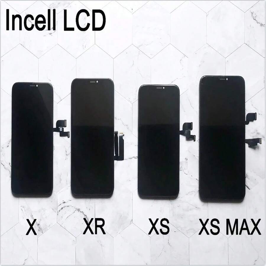 Accesorios de repuesto: Pantalla LCD Incell compatible con iPhone X, XS, XR, XS MAX, Conjunto de digitalizador de pantalla táctil con función 3D Touch