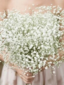 2/5/10/20/30/40支星空仿真花束 - 手工仿真花摆设，适用于家居、户外、花园装饰、婚礼、派对、生日、毕业典礼等场合。 - 白色 - 查看 12