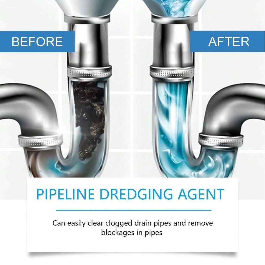 Pipe Dredge Agent Sink Drain Pipe Kitchen Toilet Pipe Drain Quickly