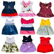 Kit 4 Baby Girl Party Dresses 3-6 Months Assorted - 彩色 - 查看 2