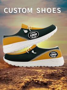 1 Pair Green Bay Baseball Name Custom Loafer Shoes, Personalized Name Loafer Shoes, Custom Name Thick Sole Loafers Of E-TPU, Personalized Loafer Shoes, Name Loafers, Personalized Loafer Shoes For Women And Men, Unique Loafer Shoes, Christmas Gift For Mom/Dad/Her/Him/Girlfriend/Boyfriend/Wife/Husband/Friend. - White - View 5