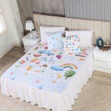 Printed Double Bedspread 7 Pieces For Children's Room Decoration For Boys And Girls (WITH REFILL)