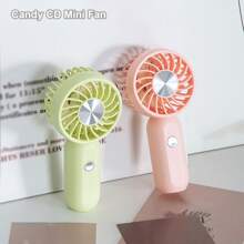 SOKANY 1 Stück 300mAh wiederaufladbarer tragbarer Mini-Ventilator mit 3 einstellbaren Windgeschwindigkeiten