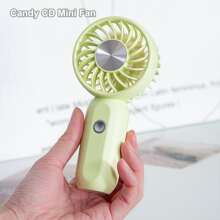 SOKANY 1 Stück 300mAh wiederaufladbarer tragbarer Mini-Ventilator mit 3 einstellbaren Windgeschwindigkeiten