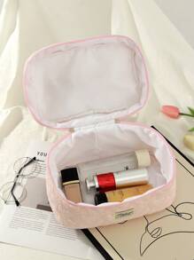 1 szt. Różowa torebka z chmurką Love, przenośna i urocza, na powrót do szkoły, na Halloween, w hurtowych ilościach, kosmetyczka, modna i swobodna, duża pojemność, przenośna kosmetyczka z zamkiem błyskawicznym, niezbędne w podróży i na wakacjach, kosmetyczki na podpaski, wkładki, słuchawki przewodowe, słuchawki, ładowarki, szminki, perfumy, produkty do pielęgnacji skóry i urody, wystrój domu, dla mamy, pielęgniarek, uczennic, prezenty świąteczne, kosmetyczka, torba, kosmetyczka, niezbędne rzeczy w podróży, kosmetyczka, kosmetyczka, duża pojemność, duża kosmetyczka, prezenty świąteczne, saszetka, podróż, prezenty dla kobiet, niezbędne dla kobiet, niezbędne w podróży, saszetka, kopertówka / mała torebka, niezbędne, organizer do makijażu, organizer do makijażu, saszetka, uchwyt na pędzle, mini saszetka, duża pojemność saszetki