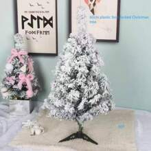 Christmas White Flocked Christmas Tree PVC Artificial Snowing Xmas Tree Decoration For Store Window Display Best Gifts Home Decor Christmas Decorations Room Decor Winter - White - View 5