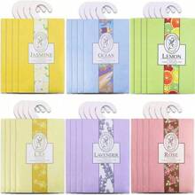 5 件套抽屉和衣柜收纳袋家居袋薰衣草玫瑰茉莉海洋百合柠檬 6 种不同款式挂袋适用于学校、办公室、家居、旅行