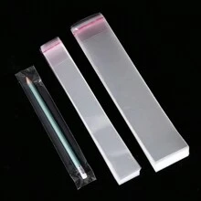 100 stuks/200 stuks Transparante Geschenkzakken, Zelfklevende Zakken, Afsluitbare Zakken Voor Verpakking En Opslag Van Kantoorbenodigdheden, Potloden, Linialen, Tandenborstels, Rietjes, Eetstokjes, Lepels, Gemakkelijk Mee Te Nemen, Geschikt Voor Bruiloft, Verjaardagsfeestje, Sieraden DIY Accessoires, En Kantoorbenodigdheden Pen Cadeau, Ketting, Armband Verpakking, Dunne OPP Zelfklevende Zakken, Glazen Sieraden Ketting Verpakking Zakken, Afsluitbare Zakken, Kersen Geschenkzakken, Strik Kant Geschenkzakken, Souvenirs, Verjaardag, Bruid, Bruiloft