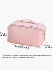 Kosmetyczka z haftem na zamówienie, kosmetyczka z zamkiem błyskawicznym i dużym otworem, kosmetyczka wielokrotnego użytku, zestaw do pielęgnacji skóry, pudełko do pakowania kosmetyczek, niezbędne rzeczy w podróży, niezbędne rzeczy na rejs, niezbędne rzeczy do akademika, prezenty dla druhen ślubnych, prezenty dla matek, prezenty urodzinowe, prezenty dla przyjaciół i nauczycieli, dekoracja domu, list do łazienki, salonu, uniwersalny, miejski relaks