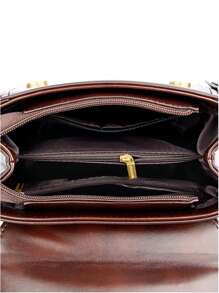 KAIDIFEINIROO Flip Cover Bilayer Women Purses And Handbags Crossbody Luxury Casual Totes High Quality Leather Fashion Messenger Shoulder Bags, Business Casual Woman Bag Perfect For Office Business And Work