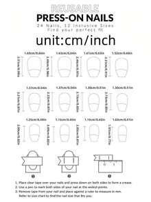 24 件渐变粉色短棺材形假指甲，时尚简约透明美甲套装，适合女士和女孩的按压式指甲产品 - 彩色 - 查看 6