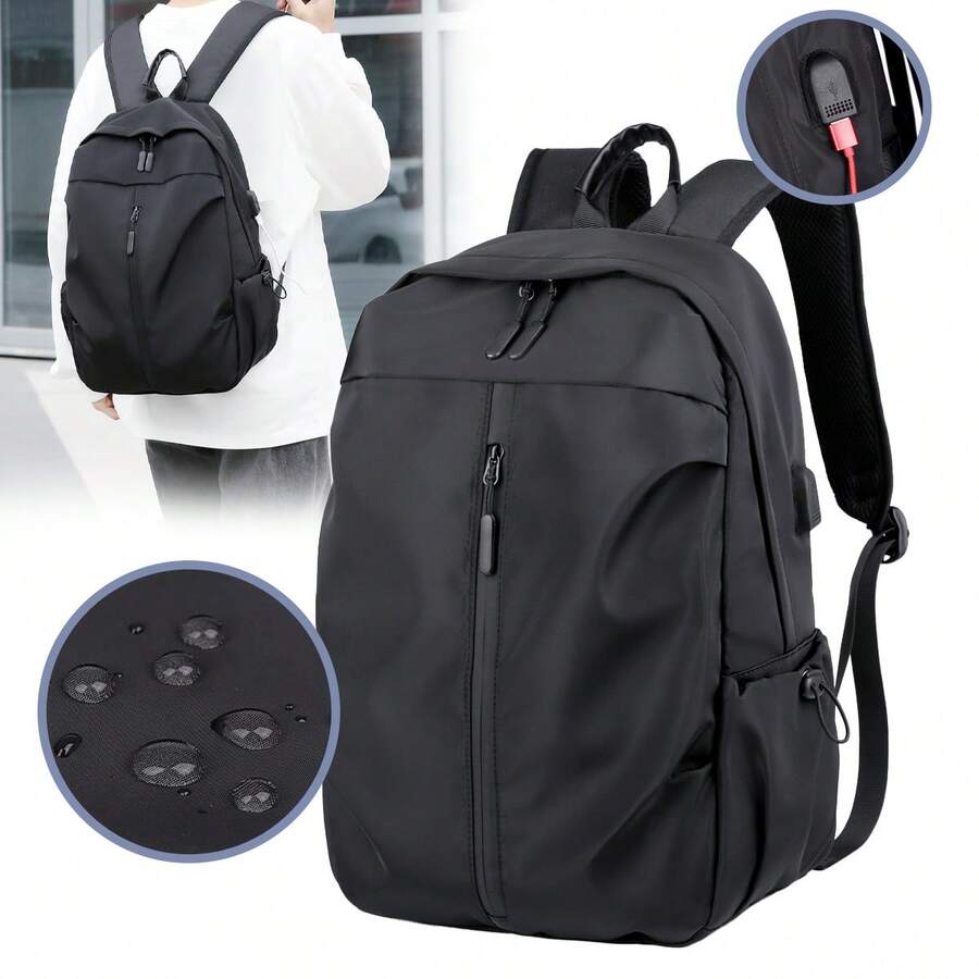 Oxford Cloth Travel Backpack, Large Capacity Business Backpack, Heavy