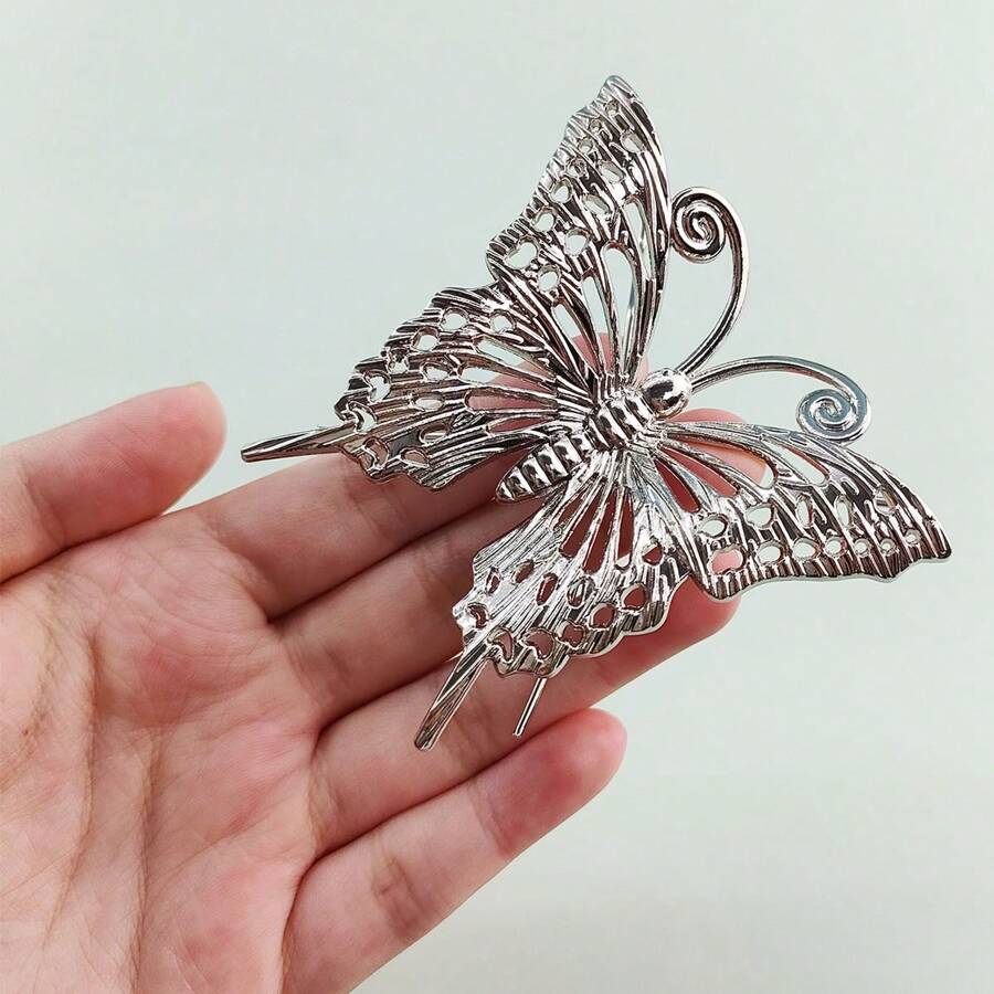 1 件金色和银色蝴蝶和蜜蜂金属桌面装饰，茶宠物/桌面装饰最佳礼物